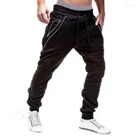 Erkek pantolon erkek moda ince eşofman 2023 hiphop rahat elastik jogging spor düz renk pantolon bahar sonbahar
