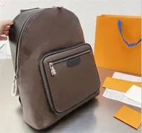 Sırt çantası erkek kadın tasarımcı seyahat çantası deri büyük kapasite sırt çantaları josh