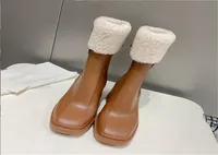 Женщины Betty Boots Boots PVC Резиновая платформа для изготовления пилота колена высокие дождь черные водонепроницаемые туфли Welly Outdoor Rain House High Heels5183316