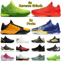 Kobe Mens Reverse Grinch Basketball Shoes 6 5 Protro Mambacita Bruce Lee Big Stage Chaos 5S Rings Metallic Gold 6s Mens Trainers Sports Outdoor Sneakers Sneaker Sneaker