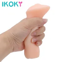Sex Toy Massager Ikoky Male Masturbation Adult Products Artificial Vagina Soft Tight Erotic Aircraft Cup Toys for Men