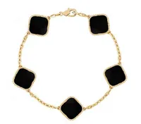 2023 Vintage Alhambras Clover Bracelet de haute qualité pas fondu 18 styles Bracelet de tennis masculin pour femmes Gift de mariage Cho68