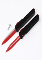Wysokiej jakości Mic Munroe CYP Red Blade Flat Slider D2 7075 Aluminium Holding Folding Pocket Survival Knife Prezent dla mężczyzn kopie 3944507