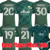 2023 Portland Timbers Soccer Jerseys Mora Evander 23 24 Player Player Version Blanco McGraw Niezgoda Williamson Chara Paredes Football Shirt MLS Jersey Kids Kit