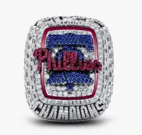 2022 2023 Filadelfia El equipo de béisbol de la Serie Mundial Ring Sport Souvenir Men Fan Gift Wholesale Hip Hop Punk Jewelry