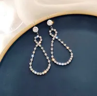 Miu Family Early Spring Series 8-tekens Imitatie Crystal oorbellen Dames diamant elegant temperament dezelfde stijl