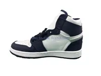 卸売1S OG Japan Midnight Navy High Shoes Dark Blue Silver White Black Basketball Sneakersの販売。