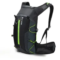 Paquetes al aire libre mochila ciclista 10l mochila liviana mochila de backs al aire libre paquete de hidratación, verde