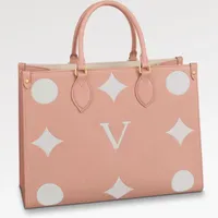 Bolso de diseñador Onthego GM Handbag Luxury Shoulder Bag M44925 Popular Tote Shopping Bag Whitbox