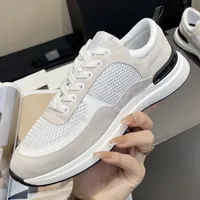 Mixed Color Spring Dress Shoes Women Sneakers Autumn Real Leather Mesh Breathable Walking Shoes Mixed Colors Lace-Up Casual Shoes