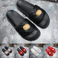 Роскошная женщина -дизайнерская дизайнерская сандаловая слайд -мужская платформа для обувной платформы пластинка с помощью пластинка Unisex Classic Lambskins кожа двойная g Flat с коробкой быстрая доставка легко в ношении