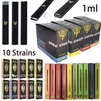 ABD Stock Muha Meds Tek Kullanımlık Vape Pens Elmas Rezerv 1ml Boş Cihaz Pods 280mAh Pil Premium Ekstrakt Başlangıç ​​Kitleri Egarlar için Sigaralar 10 Suşlar