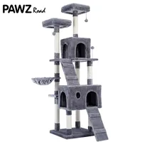 スクラッチャーペットの猫の木のハウスコンドミニアム猫のための猫の娯楽のスクラッチ大きな猫のためのマルチレベルタワー