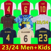 Tadic 21 22 23 Soccer Jerseys fans Player Bassey Berghuis Tredje svart kit Blind Klaassen Bergwijn Marley 2022 2023 Fotbollskjortor Män barnuniformer