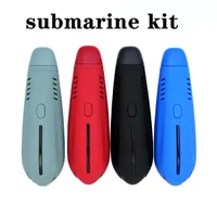 Authentieke Hugo Vapor Submarine Dry Herb Vaporizers Kit 2200mAh Batterijtemperatuur Regeling Kruidenverdamper 4 kleuren Vape Pen Kits