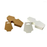 Wholesale 100pcs Kraft Paper Tags for Gift Head Label Festival