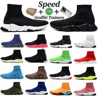Tasarımcı çoraplar sıradan ayakkabı platform erkek erkekler erkek kadın kadın parlak hızı 2.0 1.0 eğitmen koşucu spor ayakkabı çorap ayakkabı güzel usta kabartmalı kadın spor ayakkabı hızları patikler paris