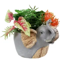 Elsie Statua sadzarki słonia - inna dekoracyjna figurka zewnętrzna - 8 5