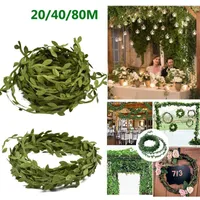 Декоративные цветы венки zijde blad-vormige handmake kunstmatige groen