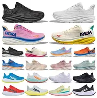 2023 New Clifton 9 Hoka One Bondi 8 Athletic Shoe Running Shoes Sneakers Chock Absorbering Road Fashion Mens Womens Top Designer Kvinnor Män storlek 36-45