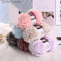 50g Faux Fur Finger Loop Yarn For Hand Knitting, Crochet, Sweater
