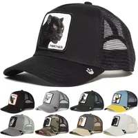 2023 Letni korki kuli kształt zwierzęcia Wzór haftowany baseballowa czapka mody czapka oddychająca siatka mężczyźni kobiety
