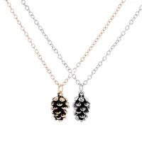 Valentine's Day Gift Creative Pine Pendant Necklace Alloy Necklaces Women's Fashion Accessories
