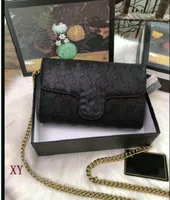 Designerbeutel Frauen Taschen Handtaschen Pr￤gien￶glichkeiten Umh￤ngetaschen Einkaufstagg schwarze klassische Streifen gesteppte Ketten Doppelklappe mittlerer Kreuzk￶rper