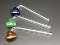 glass pipes sweat-heart Smoking Handle Pipes Mini 2017 New Arrival Smoking Pipes Hand Blow Glass Pipe Oil rigs for smoking water pipe