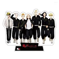 Keychains Anime Tokyo Revengers Acrylic Stands Manjiro Ken Takemichi Hinata Atsushi Figure Cosplay Model Plate Fans Gift Collection Toy