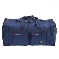 Duffel Bags Simple Fashion Multifunctional Travel Men's Shoulder Bag Solid Color Oxford Large Capacity Luxury Designer Handbag