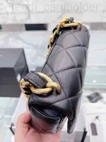 Handbag Designer Crossbody Cf Sheepskin Bags Wallet for Women Brand Shoulder Clutch New Thick Chain Fashion Single Messengers Purses 22 15