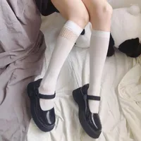 Women Socks Fashion Mesh Costumes Accessories Velvet Uniform Leg Lolita Cosplay Hosiery Fishnet Stockings