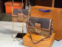 LVS Bags 2021 SS Famous Designer Women Fashion Bag Handbags Two-tone Genuine Leather female luxurys designers wallets Cover Flap Interior Zipper