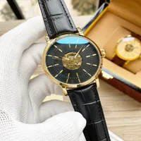 Watch Mens Watch Automatic Mechanical Watches For Men Business WristWatch Leather Strap Waterproof WristWatches Montre De Luxe 42MM