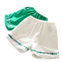 Girls Shorts Children Pants Summer Kids Clothes Baby Clothing Embroidered Casual Children's E20765