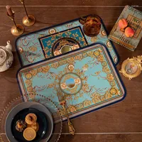 Table Mats Light Luxury American Leather Placemat Waterproof Oil-Proof Thermal Shielded Pad Disposable Mat Anti-Scald Plate