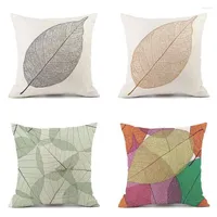 Pillow Creative Leaves Cover Abstract Leaf Texture Pattern Modern Minimalist Sofa Case Home Decor Living Room Pillowcase