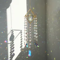 Decorazioni da giardino Crystal Suncatcher Sungoletta per vento da sole Catcher lampadario PRISMI ARIPOLO PRISMI DELLA FINESTRA DECORAZIONE