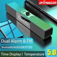 Tragbare Lautsprecher Soundbar Bluetooth -Lautsprecher Sound Bar Caixa de Som Portatil Blutooth TV FM Radio Barra Sonido LED HOME THEAMMSYSTEM