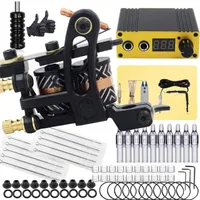Tattoo Guns Kits Complete Coils With Machine Power Supply Foot Pedal Needles For Liner Shader Set SuppliesTattooTattoo
