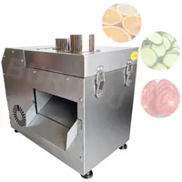2023 Automatic Electric Platform Directional Slicer Machine Fruit Vegetable Eggplant Slicing Machine