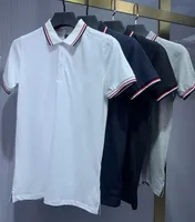 Tasarımcı erkek stilist polos tişört moda marka erkek tişörtleri tasarımcı kıyafetleri kısa kollu moda polo erkek yaz tişört