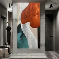 Paintings Modern Light Luxury Home Decor Wall Art Picture Colorful Texture Outline Drawing Handmade Abstract Oil Painting On Canvas Paint