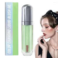 Lip Gloss 1PC Liquid Blush Color Changing Cheek Oil Waterproof Cream Breathable Feel Sheer Flush Of Natural Looking