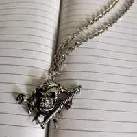 Pendant Necklaces Fashion Pirates Necklace Skull Jewelry Men Women Gifts Hip Hop