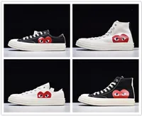 2023 Mens Commes Des Garcons Play Chuck 1970 Casual Shoes Ace for Girl Tayler vulcanized 운동화 소년 스케이트 보드 여성 스케이트 크기 35-44