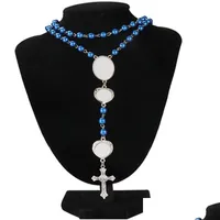 Подвесные ожерелья длинный винтажный сублимация пустые бурные украшения с поперечным ожерелье