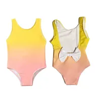 Kids Designer Swimsuits Baby Girls Brand One-Pieces Swimwears Toddler Children Bikini Full Letter Printed Beach Pool Sport Bathing Suits Youth Infants Kid Clothes