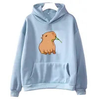 Women's Jackets Funny Capybara Print Hoodie WomenMen Kawaii Cartoon Tops Sweatshirt for Girls Unisex Fashion Harajuku Graphic Hooded Pullovers 230131